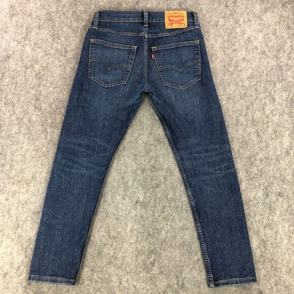 Levis 512 Jeans Mens 30x30 (30x28)* Blue Slim Tapered Medium Wash Cotton Stretch - Picture 2 of 12